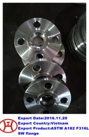 Flangia SW ASTM A 182 F 316 L