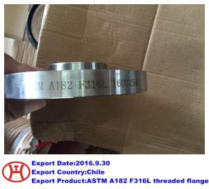 ASTM A 182  F 316 L Flangia filettata