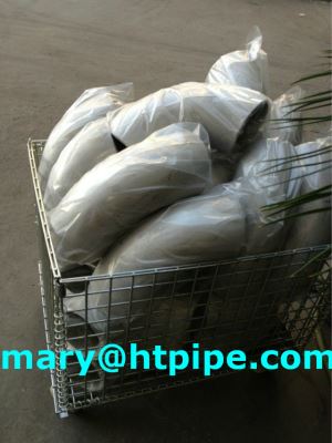 ASTM B 366  UNS NO6600 Gomito a 45 gradi ASME B 16. 28  Raggio corto